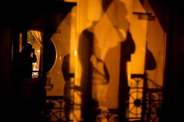 Selfportrait in a hotel room (Paris)